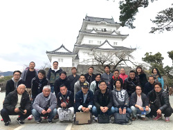 奥湯河原慰安旅行小田原城にて